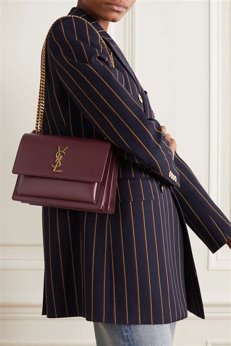 ysl sunset burgundy|Sunset Handbags Collection for Women .